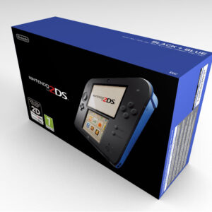 2DS Black and Blue Console Box, 2DS Black and Blue box only