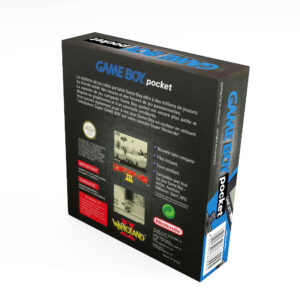 Game Boy Pocket Blue Console Box, Game Boy Pocket Blue box only