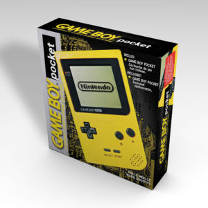 Game Boy Pocket Yellow Console Box, Game Boy Pocket Yellow box only