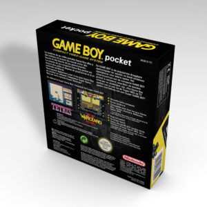 Game Boy Pocket Yellow Console Box, Game Boy Pocket Yellow box only