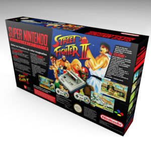 SNES Street Fighter 2 Console Box (Model 1), SNES Street Fighter box only