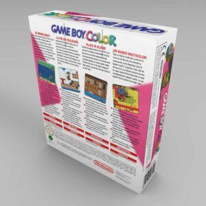Game Boy Color Pink Console Box, Game Boy Color Pink box only