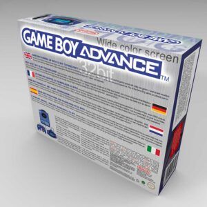 Game Boy Advance Violet Console Box, Game Boy Advance Violet box only