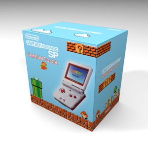 Game Boy Advance SP Famicom Console Box, Game Boy Advance SP Famicom box only