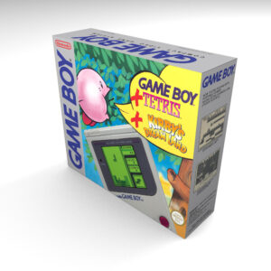 Game Boy Tetris Kirby Console Box, Game Boy Tetris Kirby box only