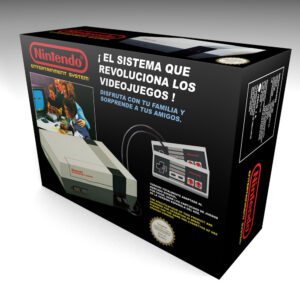 Nintendo NES Console Box ES (Model 2), Nintendo NES box only