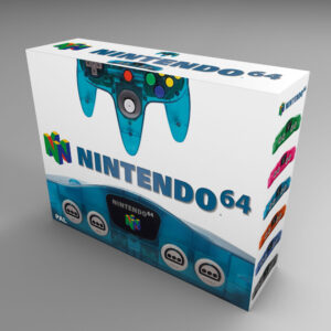Nintendo 64 Ice Blue Console Box, N64 Ice Blue box only
