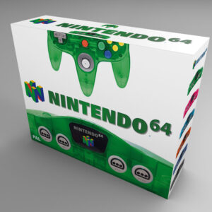 Nintendo 64 Jungle Green Console Box, N64 Jungle Green box only