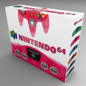 Nintendo 64 Watermelon Red Console Box, N64 Watermelon Red box only
