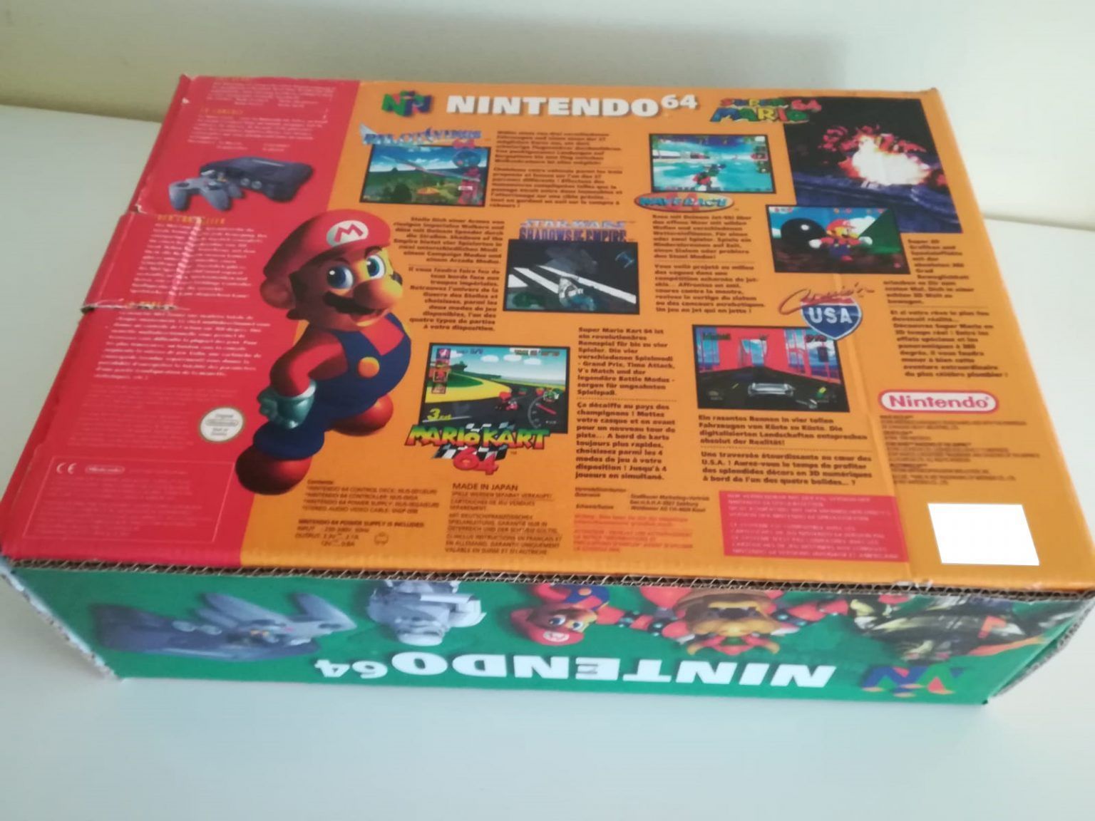 Nintendo Reproduction Console Nintendo 64 Console Box (empty box) faithful reproduction