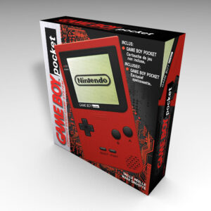 Game Boy Pocket Red Console Box, Game Boy Pocket Red box only