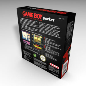 Game Boy Pocket Red Console Box, Game Boy Pocket Red box only