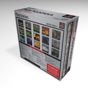 PlayStation 1 7502c Console Box, PS1 7502c box only, PS1 box only