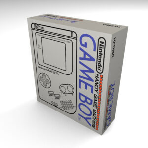 Game Boy Japanese Console Box, Game Boy Japanese box only