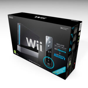 Nintendo Wii Black Console Box, Wii Black box only
