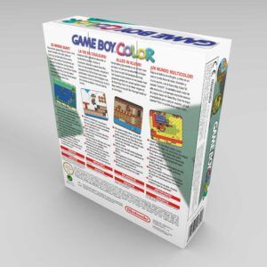 Game Boy Color Turquoise Console Box, Game Boy Color Turquoise box only