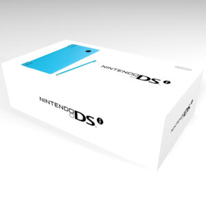 Nintendo DSi Light Blue Console Box, DSi Light Blue box only