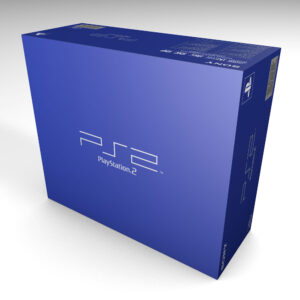 PlayStation 2 Fat NTSC Console Box, PS2 Fat NTSC box only, PS2 box only