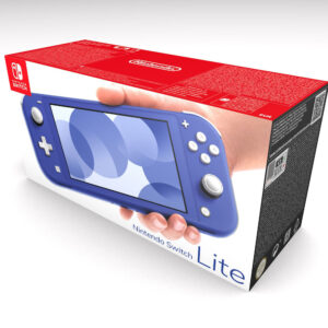 Switch Lite Blue Console Box, Switch Lite Blue box only