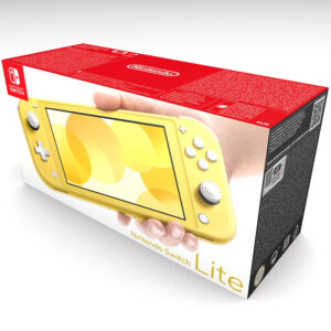 Switch Lite Yellow Console Box, Switch Lite Yellow box only