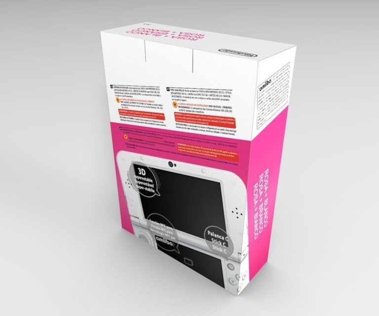 Nintendo Reproduction Console Nintendo New 3DS XL Pink and white Console Box faithful reproduction