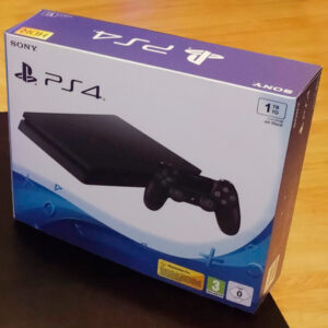 PlayStation 4 Slim 1TB Black Console Box, PS4 Slim 1TB Black box only, PS4 box only