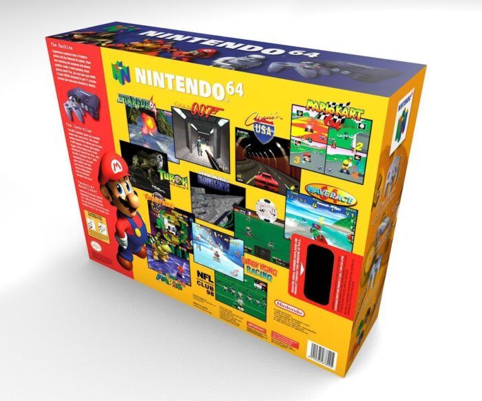 Nintendo Reproduction Console Nintendo 64 NTSC Console Box (empty box) faithful reproduction