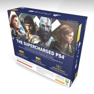 PlayStation 4 Pro Black Console Box (1 control), PS4 Pro Black box only, PS4 box only