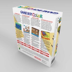 Game Boy Color Yellow Console Box, Game Boy Color Yellow box only