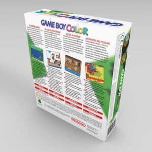 Game Boy Color Green Console Box, Game Boy Color Green box only