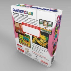 Game Boy Color Berry NTSC Console Box, Game Boy Color Berry box only