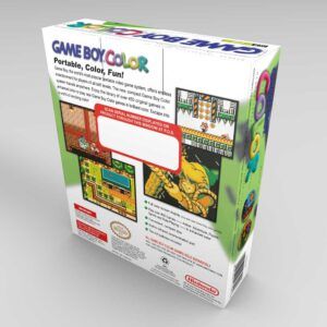 Game Boy Color Kiwi NTSC Console Box, Game Boy Color Kiwi box only