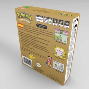 Game Boy Color Pokemon Gold Console Box ES, Game Boy Color Pokemon Gold box only
