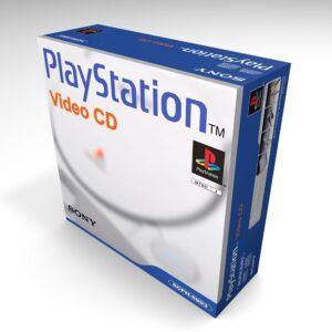 PlayStation 1 5903 Video CD NTSC Console Box, PS1 5903 Video CD box only, PS1 box only
