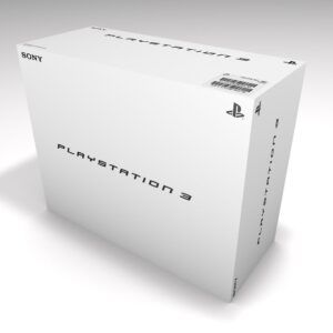 PlayStation 3 Fat CECHL00 Console Box, PS3 Fat CECHL00 box only, PS3 box only