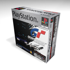 PlayStation 1 Gran Turismo Console Box, PS1 Gran Turismo box only, PS1 box only