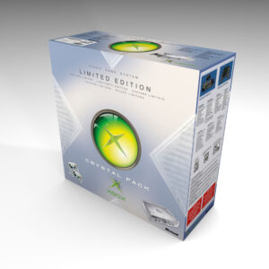 Xbox Classic Crystal Pack Console Box, Xbox Classic Crystal Pack box only