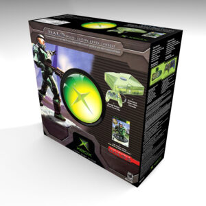 Xbox Classic Console Box (Halo Green Edition), Xbox Classic Halo Green box only