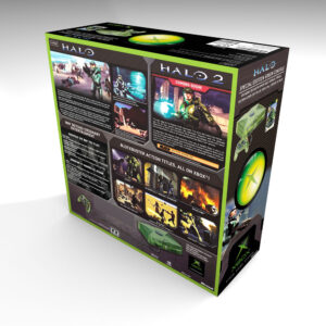 Xbox Classic Console Box (Halo Green Edition), Xbox Classic Halo Green box only