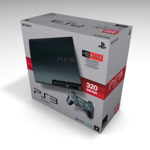 PS3 Slim 320GB CECH-2501B Console Box, PS3 Slim 320GB CECH-2501B box only