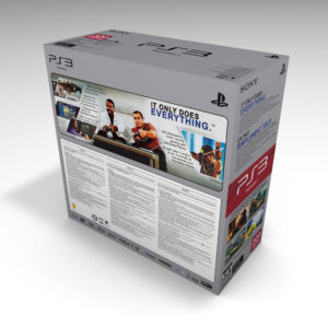 PS3 Slim 320GB CECH-2501B Console Box, PS3 Slim 320GB CECH-2501B box only