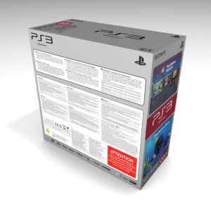 PlayStation 3 Slim 320GB Silver Console Box, PS3 Slim 320GB Silver box only