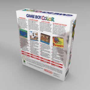 Game Boy Color Classic Gray Console Box, Game Boy Color Gray box only