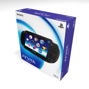 PS Vita Crystal Black 1010 Console Box, PS Vita Crystal Black box only
