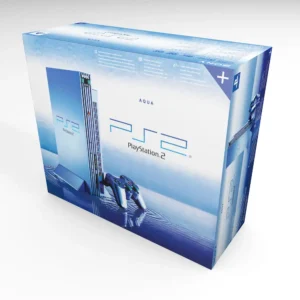 PlayStation 2 Aqua Fat replacement box