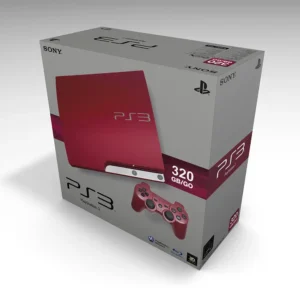 PlayStation 3 Slim 320GB Red replacement box reproduction packaging for collectors