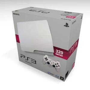 PlayStation 3 Slim 320GB White replacement box