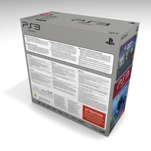 PlayStation 3 Slim 320GB White replacement box