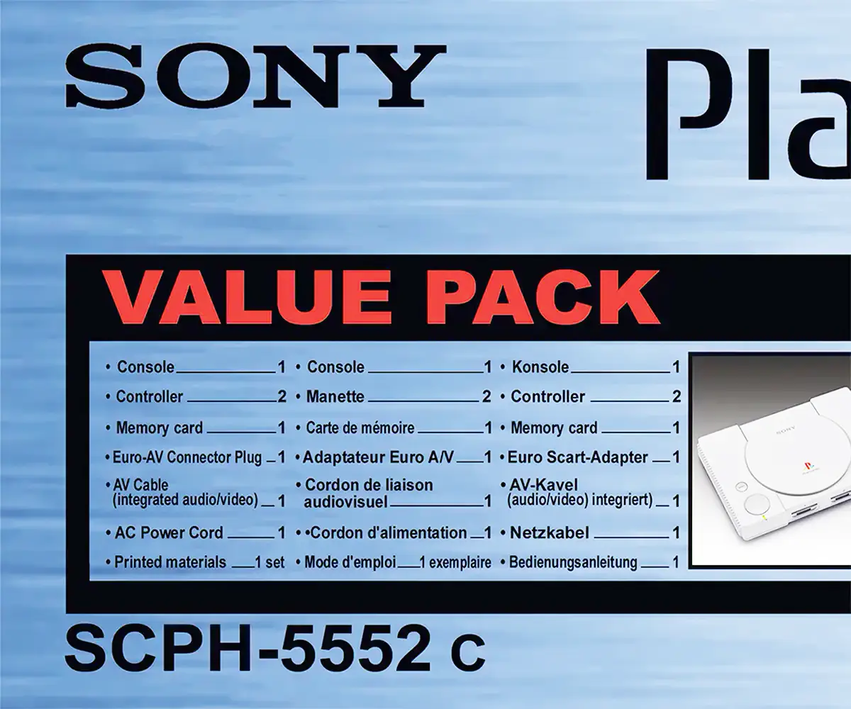 PlayStation 1 5552c Box